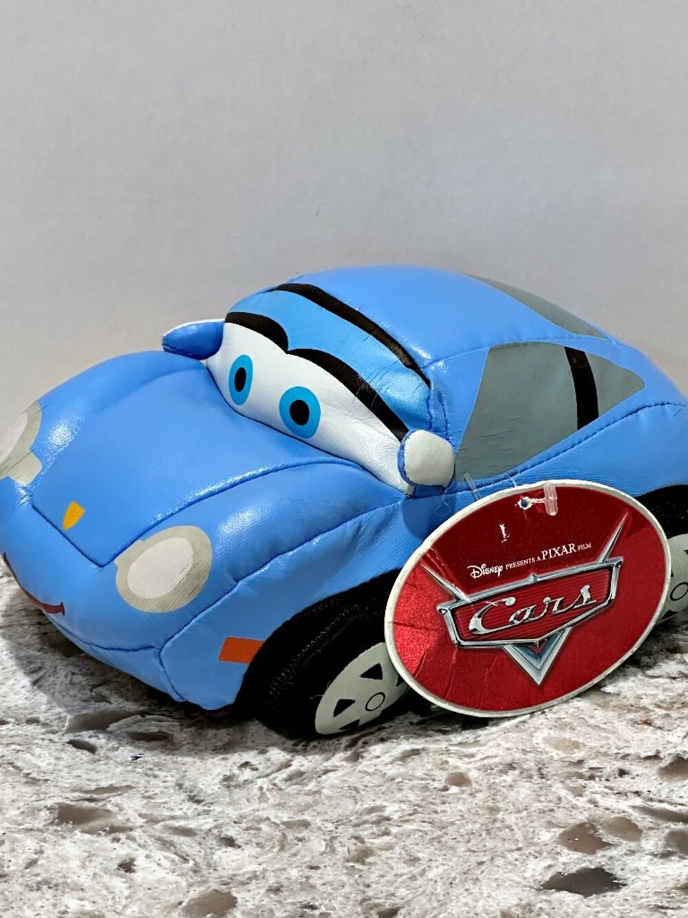 Vintage 2006 Disney Pixar Cars Sally Carrera Porsche Plush Stuffed Toy with Tag
